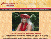 Tablet Screenshot of alohaspiritaunty.com